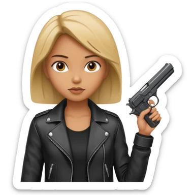 Grand thift auto girl sticker