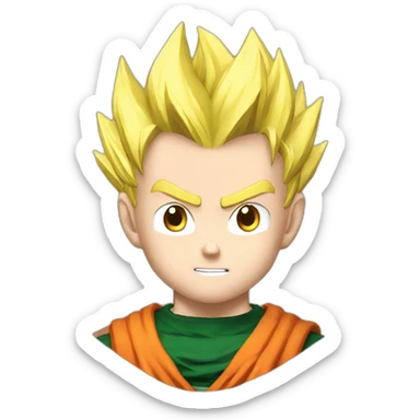 Future Gohan ssj sticker