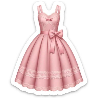 Coquette aesthetic pink sticker