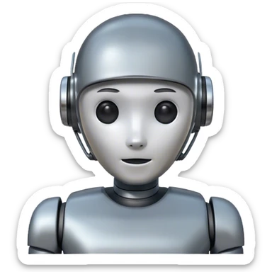 humanoid robo sticker