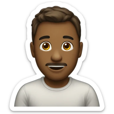 excitement, lonelyness, begin sticker