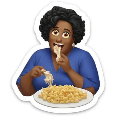 Alison Hammond eating bones sticker