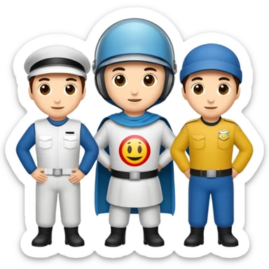 Kız karekterler beyaz tenli 3 kız biri kıvırcık biri kısa dalgalı bir uzun dalgalı sticker