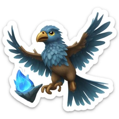 elemental hero avian sticker