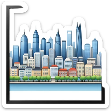 South korea to sydeny to newyork sticker