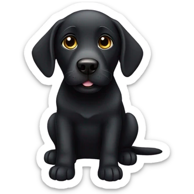 black labrador sticker
