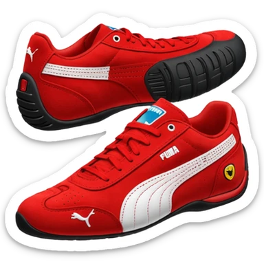 Puma rouge speedcat sticker