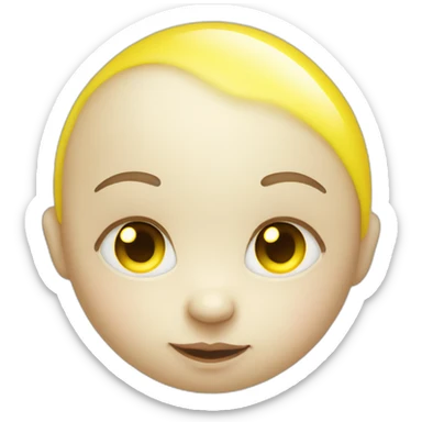 newborn-with-yellow-skin-fixing-light-bulb sticker