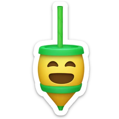 Thc device shaped as a straw  sticker