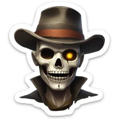 skull merchant dead by daylight sticker
