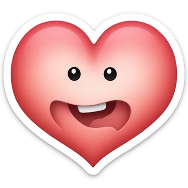 Heart with a heart inside sticker