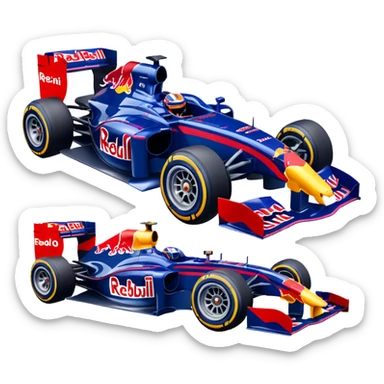 formula one redbull sticker