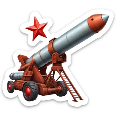 Soviet rocket launcher sticker