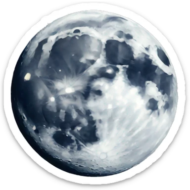 moon  sticker
