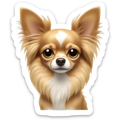 Long-haired Chihuahua sticker