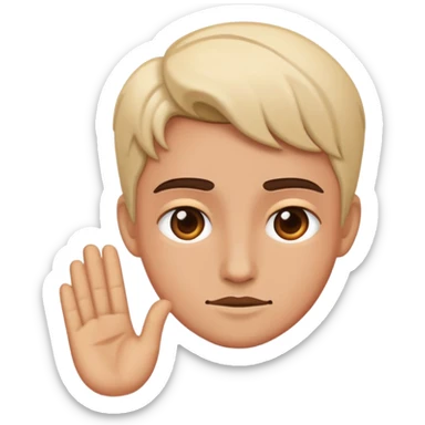 a look of bewilderment sticker