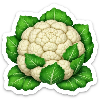 Cauliflower emoji sticker