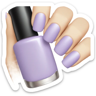 light purple nail color sticker