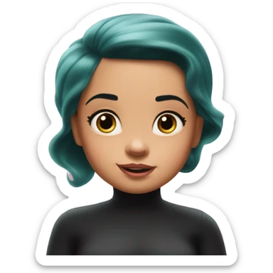 ariel mermaid mix baby boss ( in the boss baby film ), body and hair like ariel, face like baby boss sticker