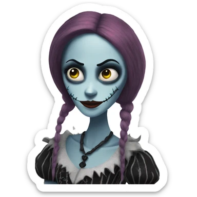 Sally nightmare before Christmas  sticker