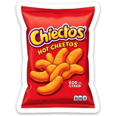 Bag of hot Cheetos  sticker