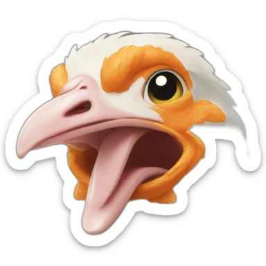 Poussin joyeux  sticker