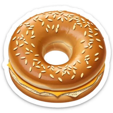 bagel sticker