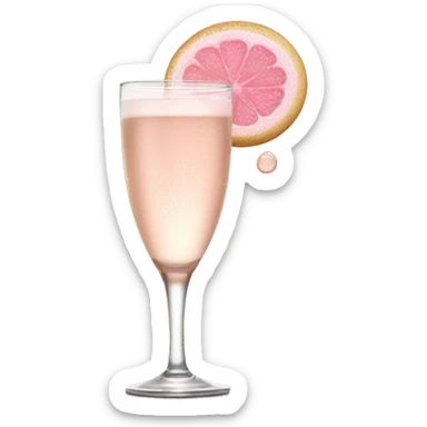 Champange pink sticker