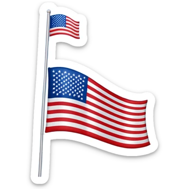Pledge of allegiance flag sticker