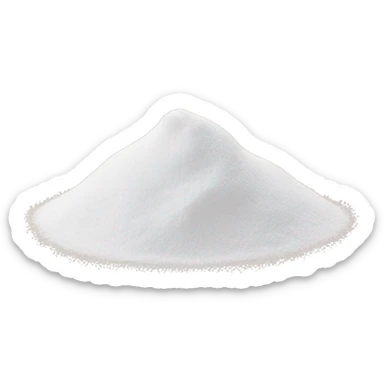 Nose sniffing powdered sugar sticker