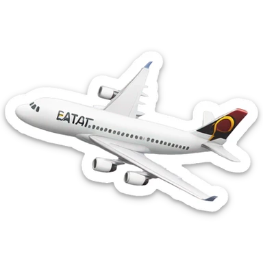 airplane in atlanta sticker