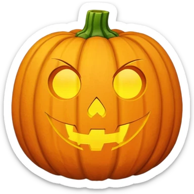 hallowen pumpkin sticker