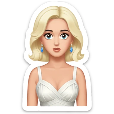 Katy perry in unconditionally mv sticker