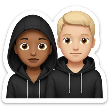 rich hoodied duo sticker