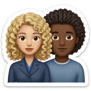 👩🏻‍🦱 e 👨🏽‍🦱 sticker