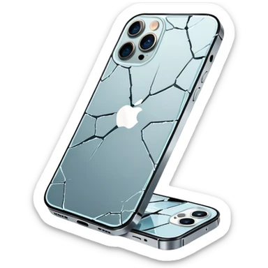 iPhone 16.pro eating IPhone 13 sticker