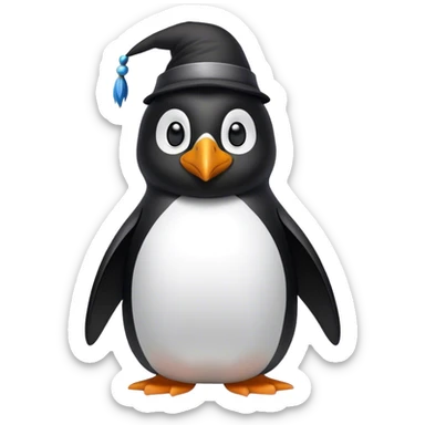 Sorcerer penguin sticker