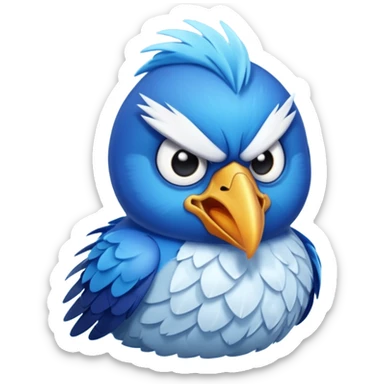 I want an emoji of ice bird and which is one of the character in angry birds story sticker