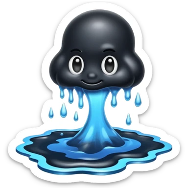 oil spill  sticker