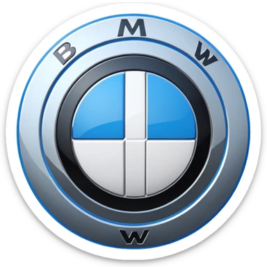 Create BMW logo  sticker