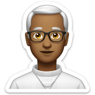 A priest sticker