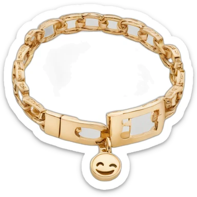 One cartier love bracelet Gold sticker
