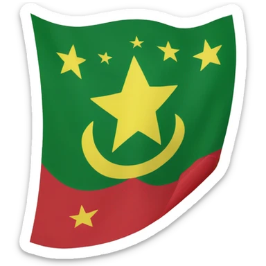azad kashmir flag sticker