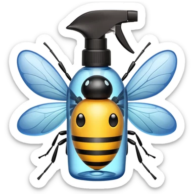 bug spray sticker