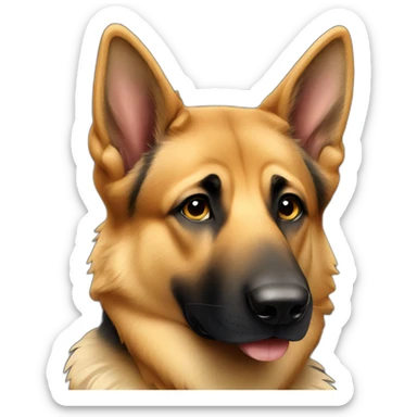 German shepherd sticker