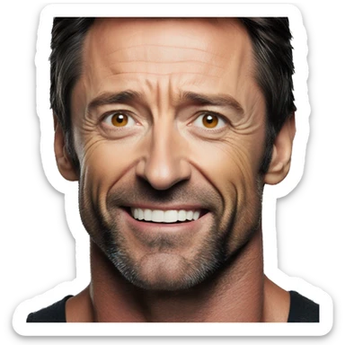 hugh jackman sticker