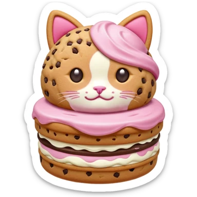 cookie cat sticker