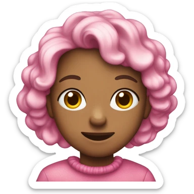 Christmas pink aeststic sticker