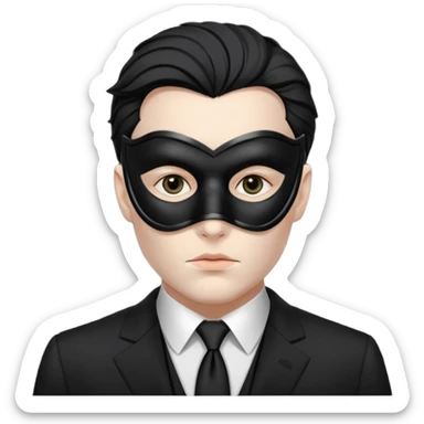 Black Noir from the Boys TV show sticker