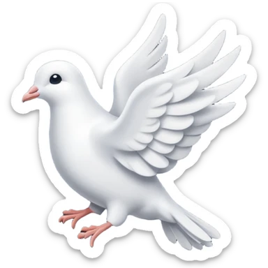 Dove symbol sticker